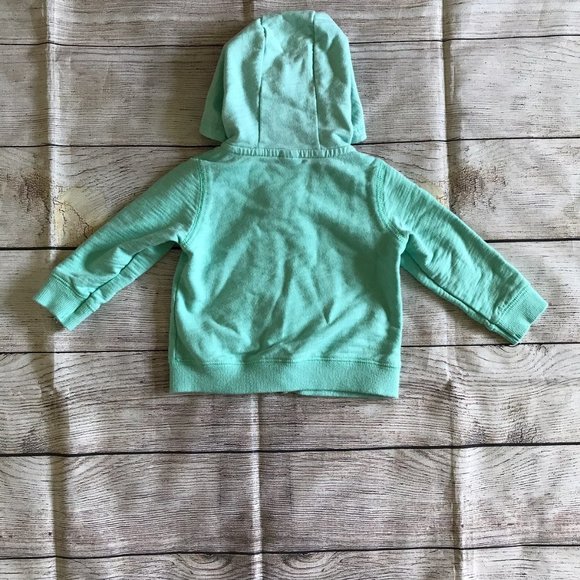 Carter's Baby Mint Wild & Free Zip Hoodie Size 9M - Picture 8 of 9
